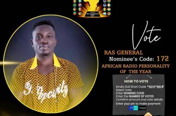 Ras General Grabs A Nomination At Africa Youth Showbiz Awards 2021