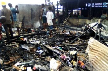 Fire Guts Mankessim Market Again, Over 15 Shops Burnt